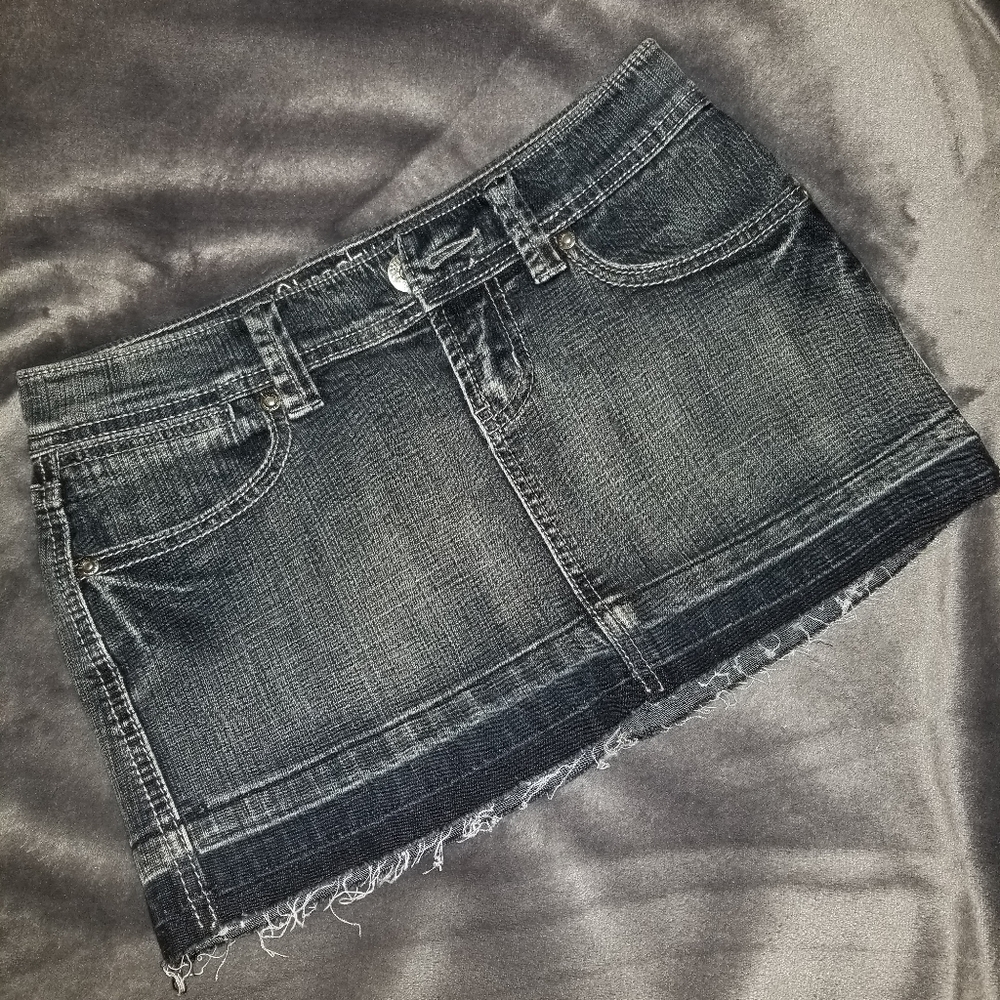 Denim Mini Skirt